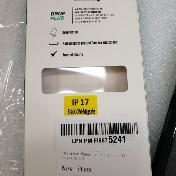 Diverbox Magnetic for iPhone 17 Case-Compatible with MagSafe Heavy Duty. Black - Picture 7 of 13